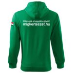 Pulóver (zöld) - Míg Kertészet logóval - Image 2